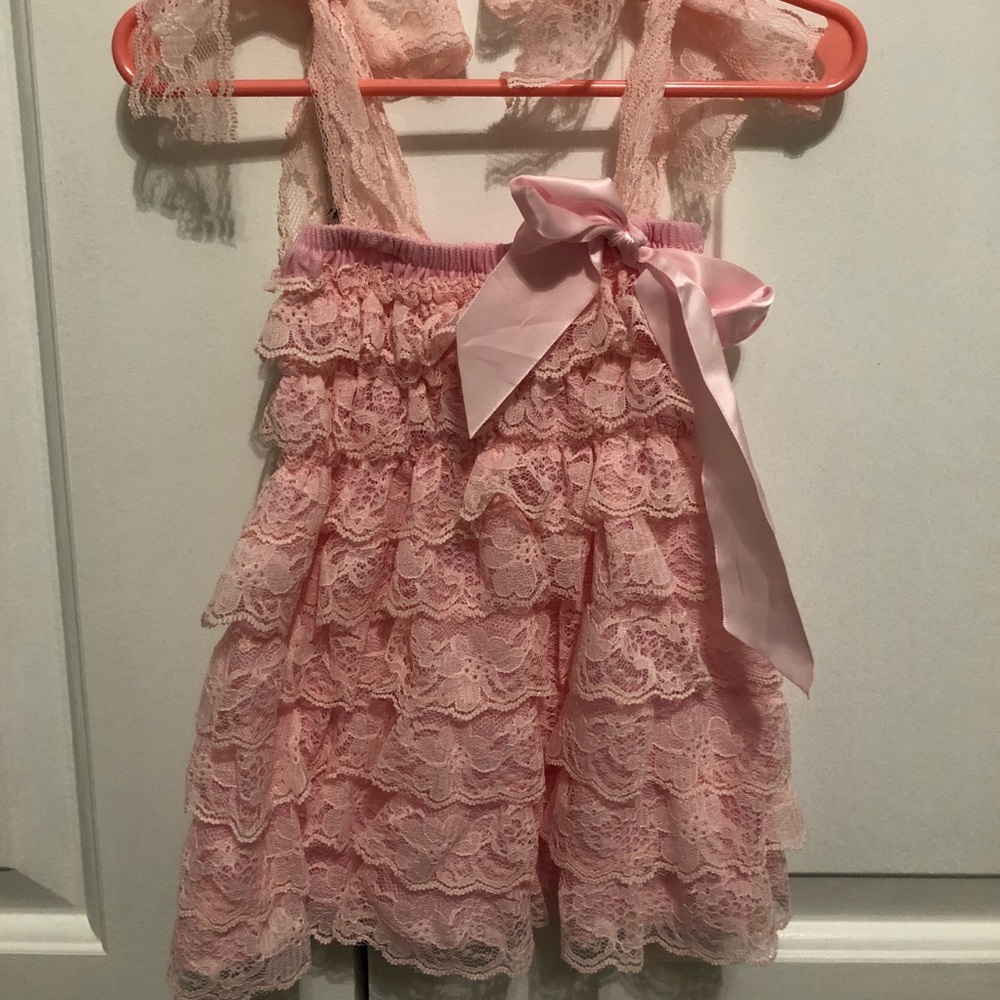 Pink Lace Dress